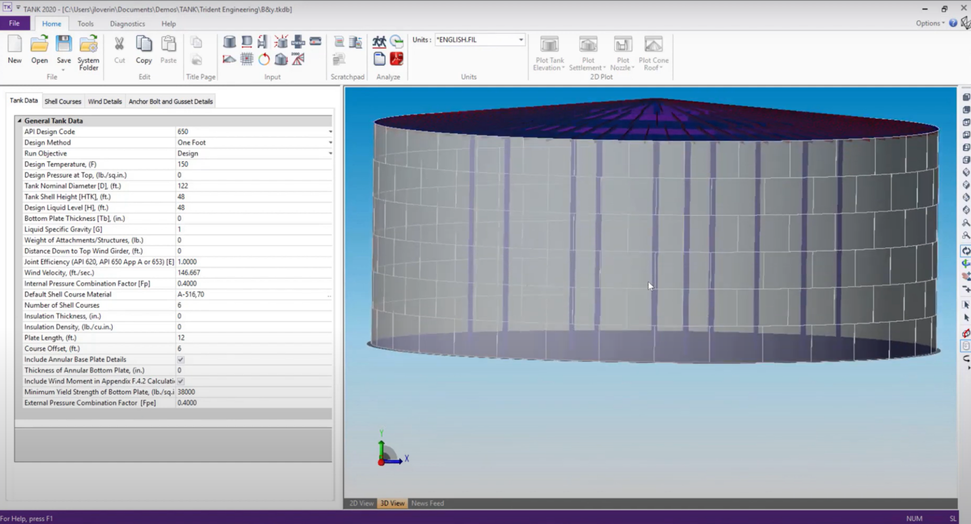 oil tank design software