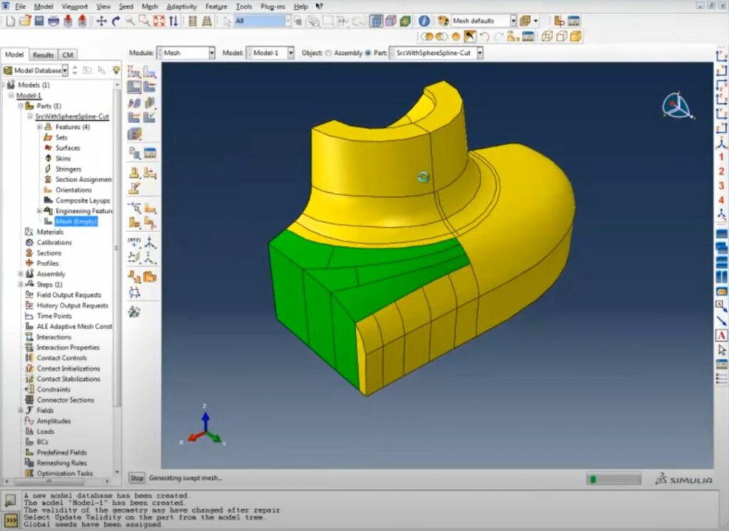 GUI tool generation in Python with ABAQUS | DOCAN