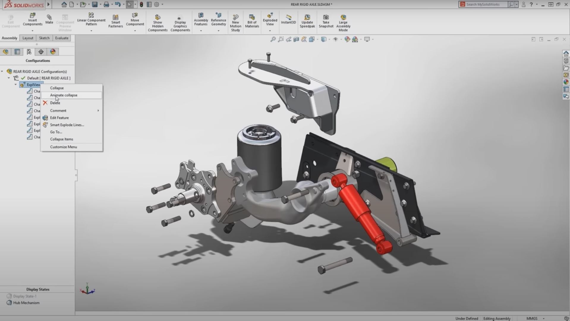 solidworks software interface