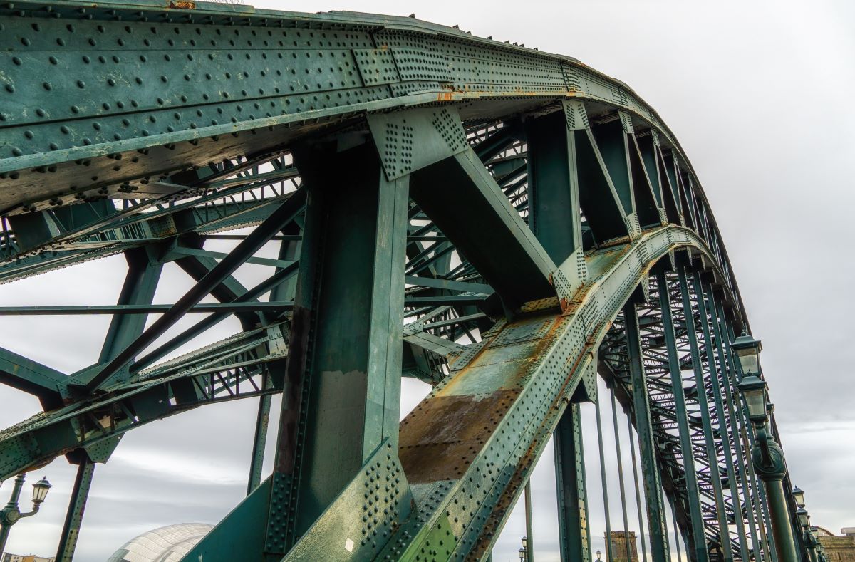 civil engineering work on a bridge