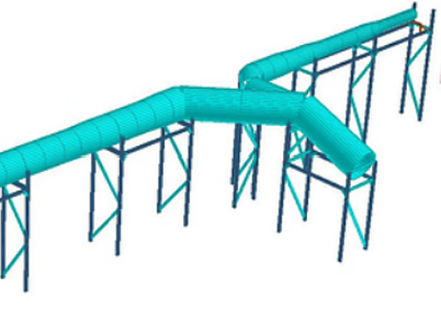 structural assessment of duct support framework