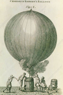 hydrogen hot air balloon