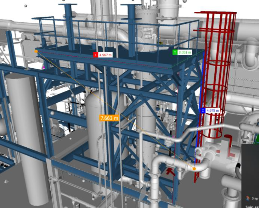 vessel support frame design